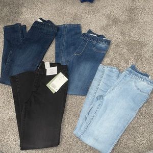 Lot of 4 Girls Denim